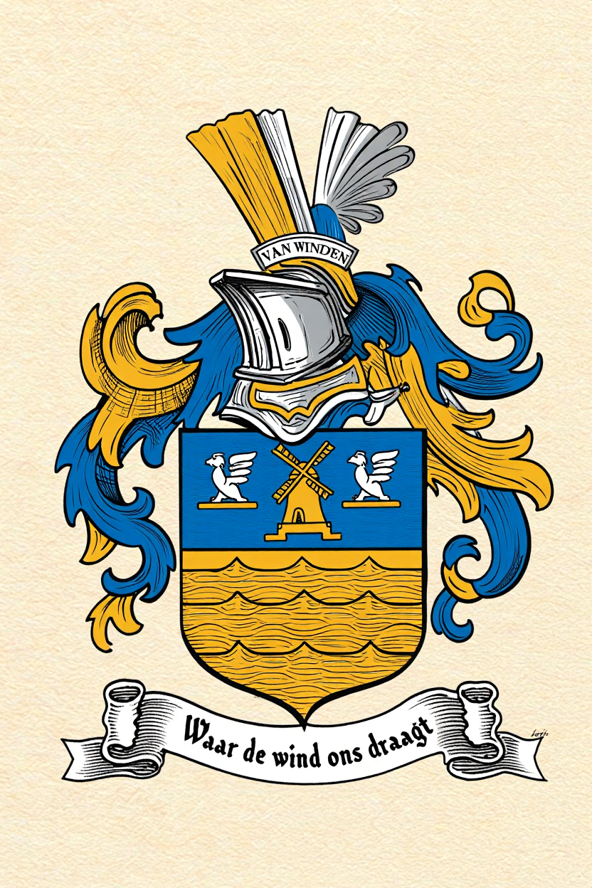 Familiewapen van de achternaam VAN WINDEN