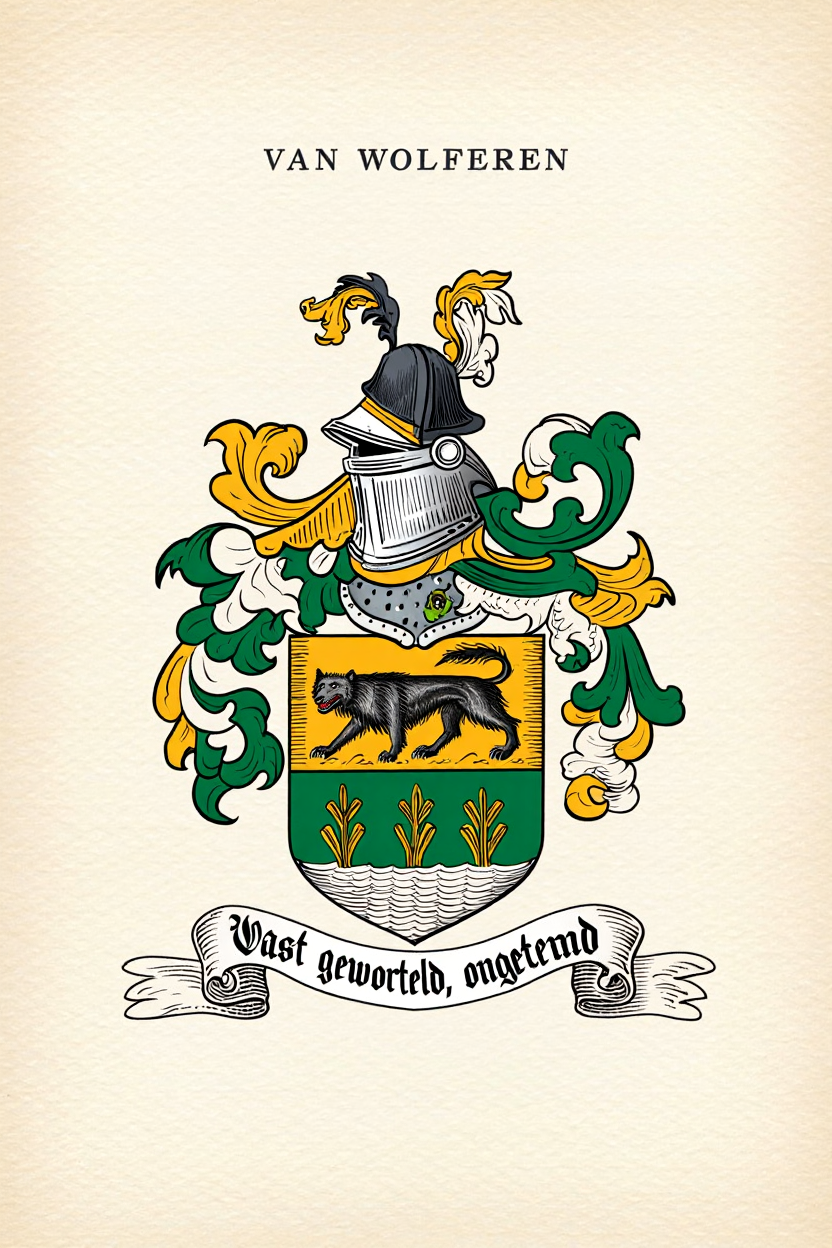 Familiewapen van de achternaam VAN WOLFEREN