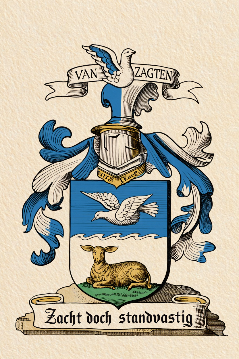 Familiewapen van de achternaam VAN ZAGTEN