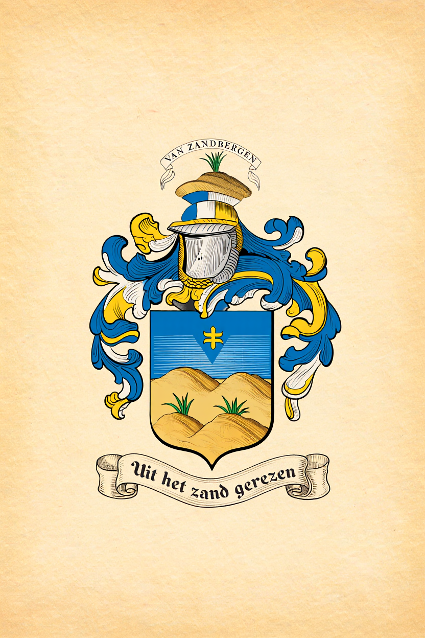 Familiewapen van de achternaam VAN ZANDBERGEN