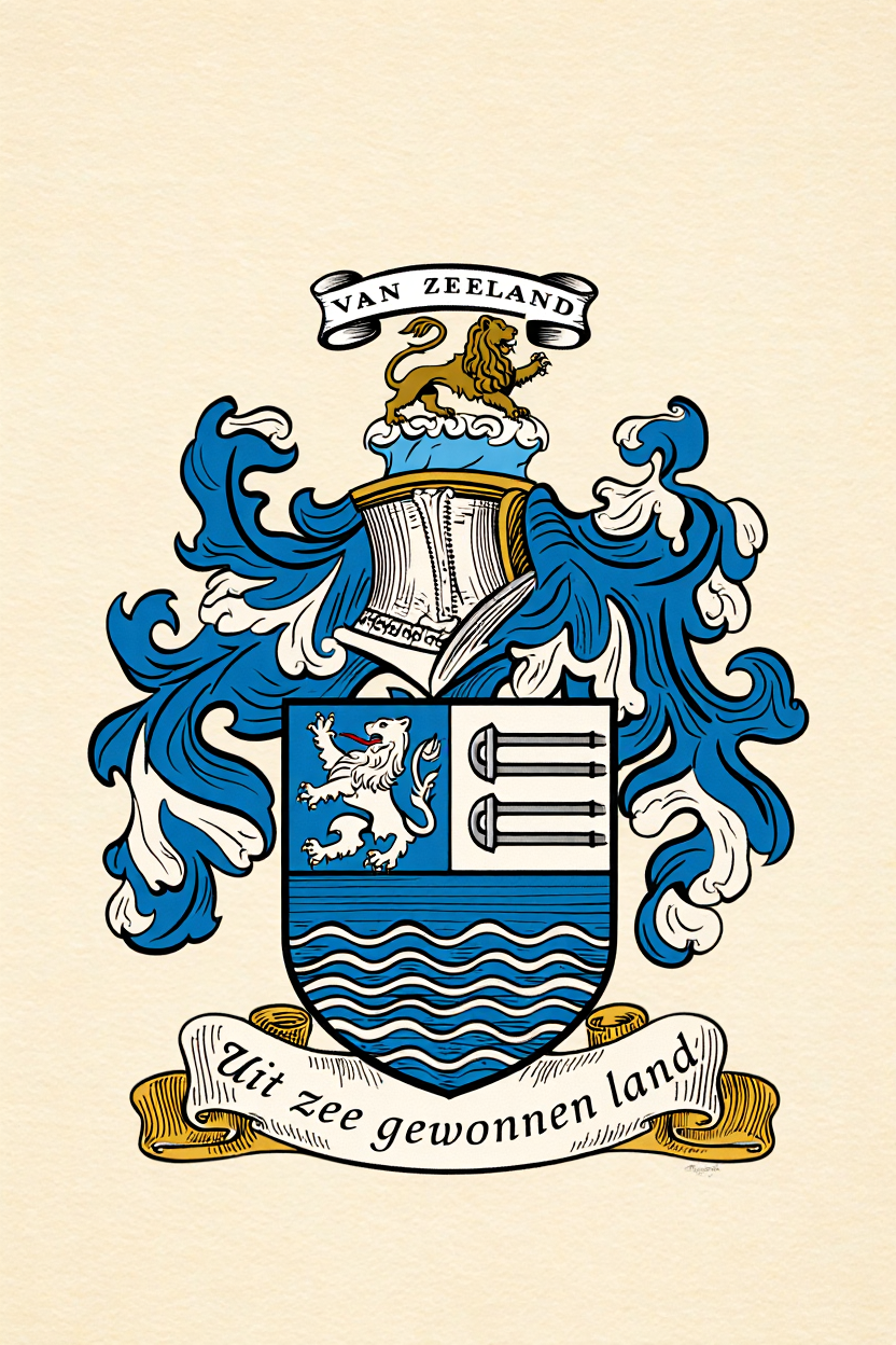 Familiewapen van de achternaam VAN ZEELAND