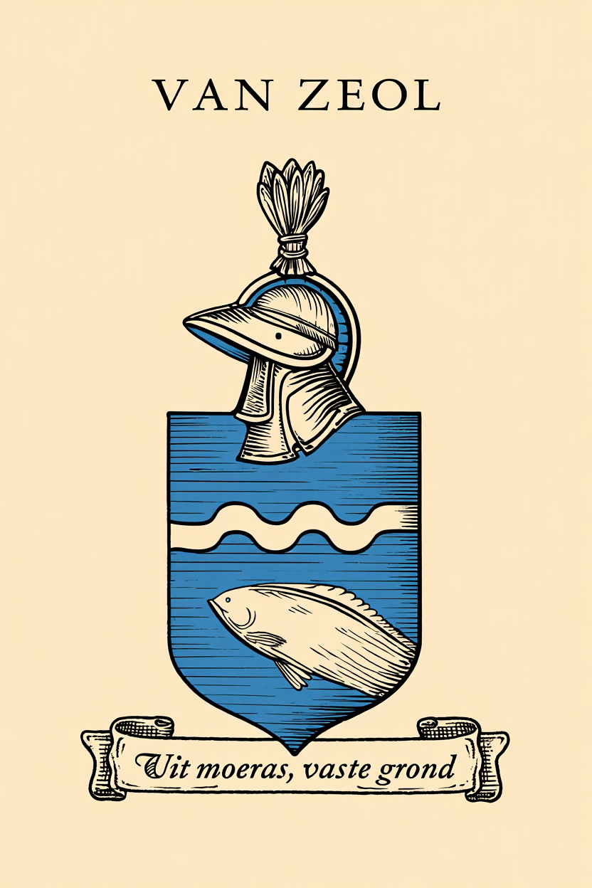 Familiewapen van de achternaam VAN ZEOL