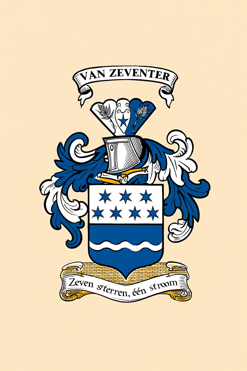 Familiewapen van de achternaam VAN ZEVENTER