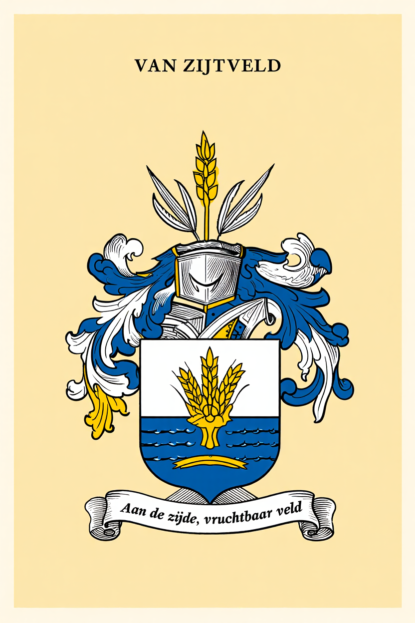 Familiewapen van de achternaam VAN ZIJTVELD