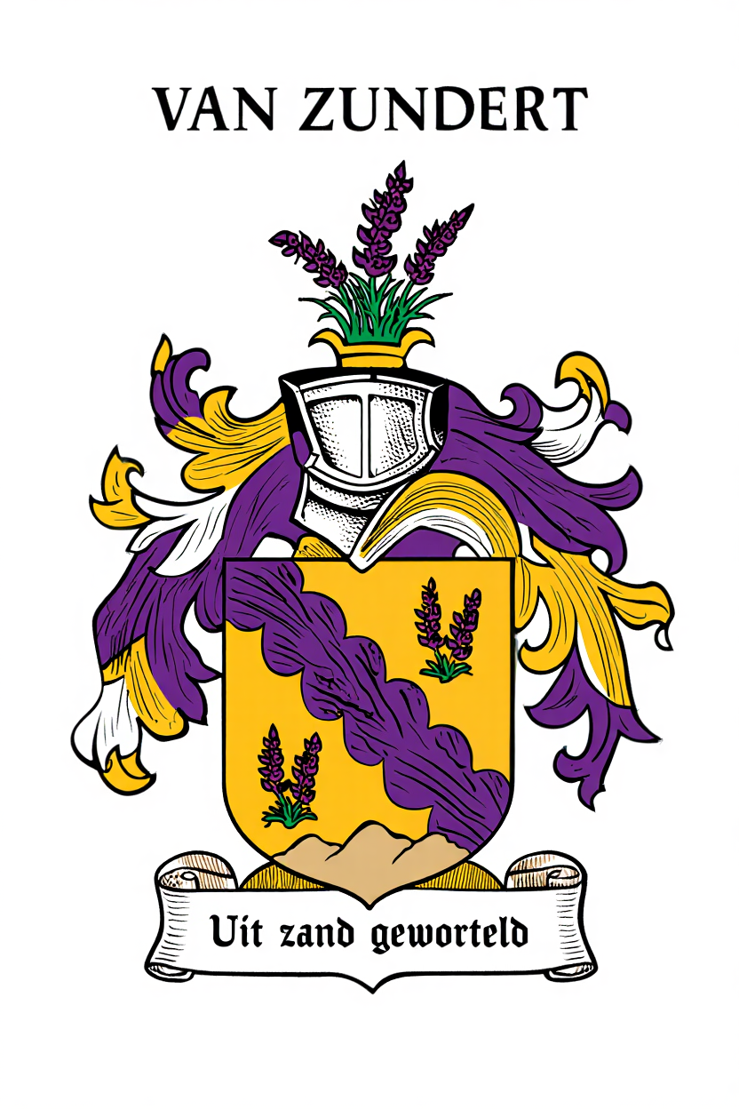 Familiewapen van de achternaam VAN ZUNDERT