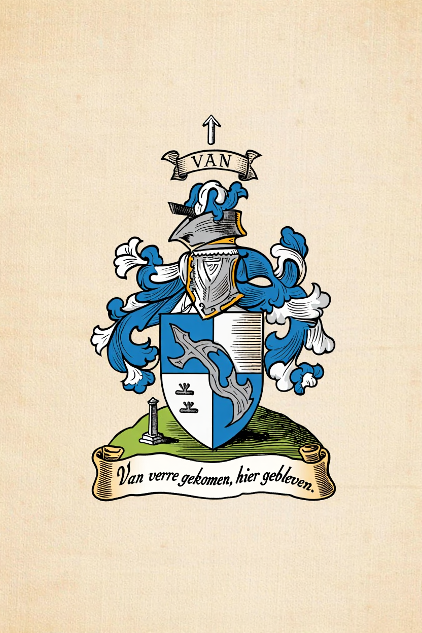 Familiewapen van de achternaam VAN