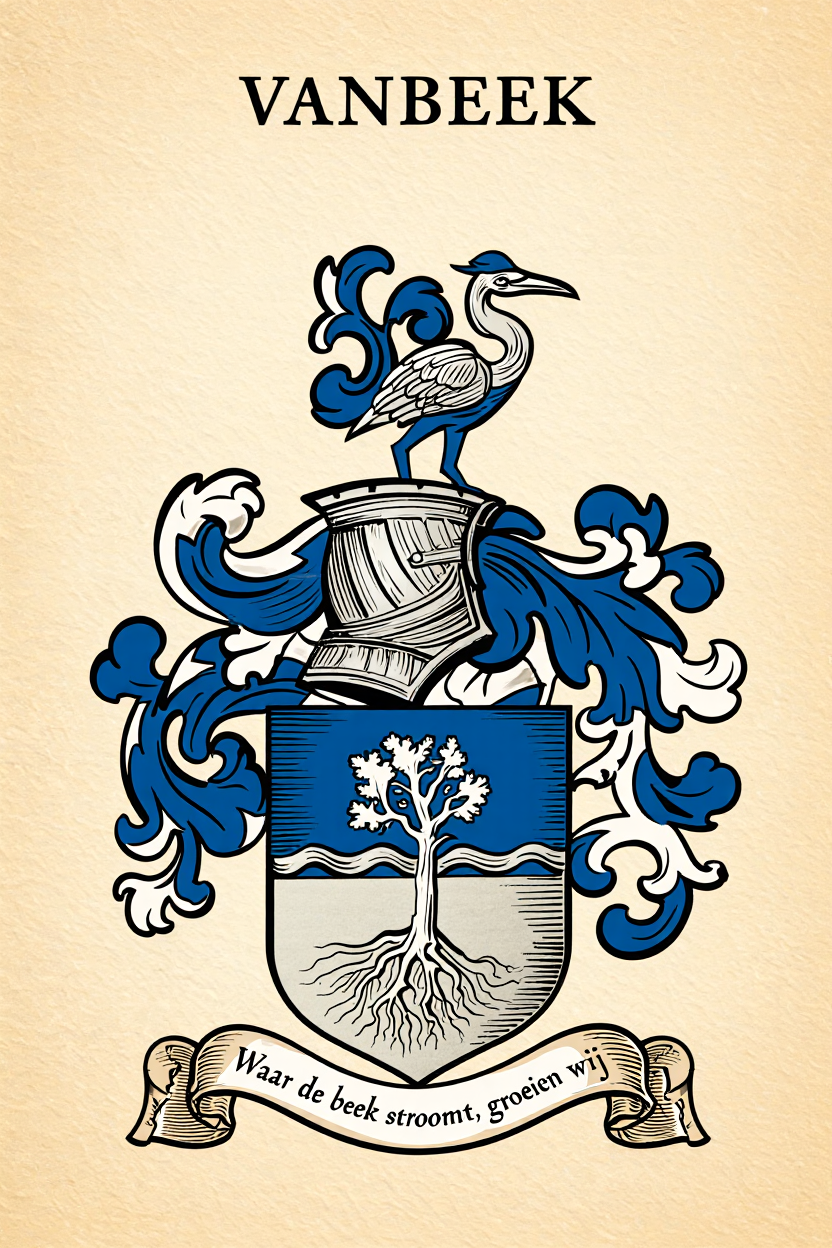 Familiewapen van de achternaam VANBEEK