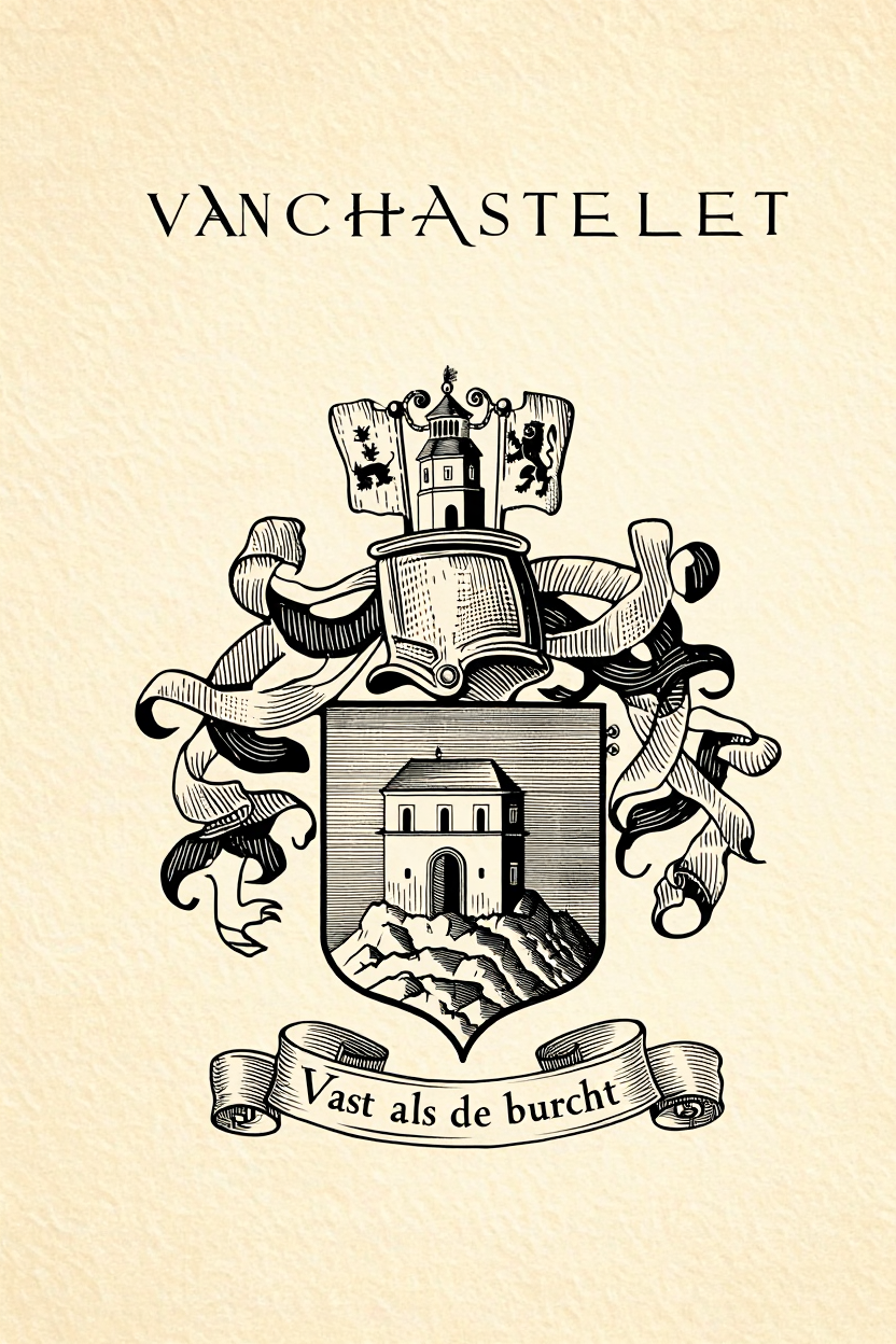 Familiewapen van de achternaam VANCHASTELET