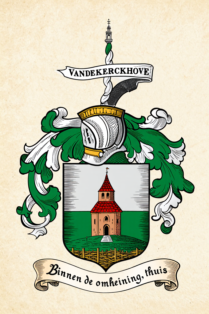 Familiewapen van de achternaam VANDEKERCKHOVE