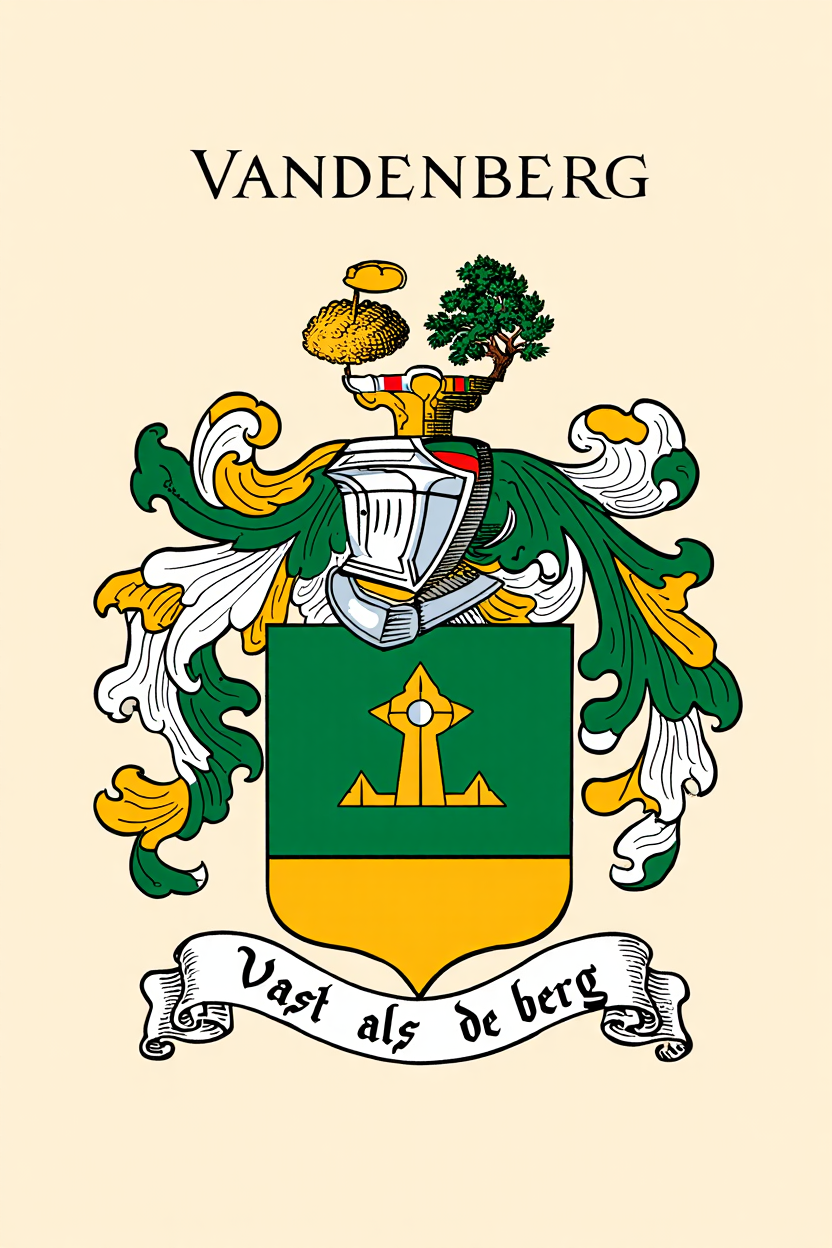 Familiewapen van de achternaam VANDENBERG