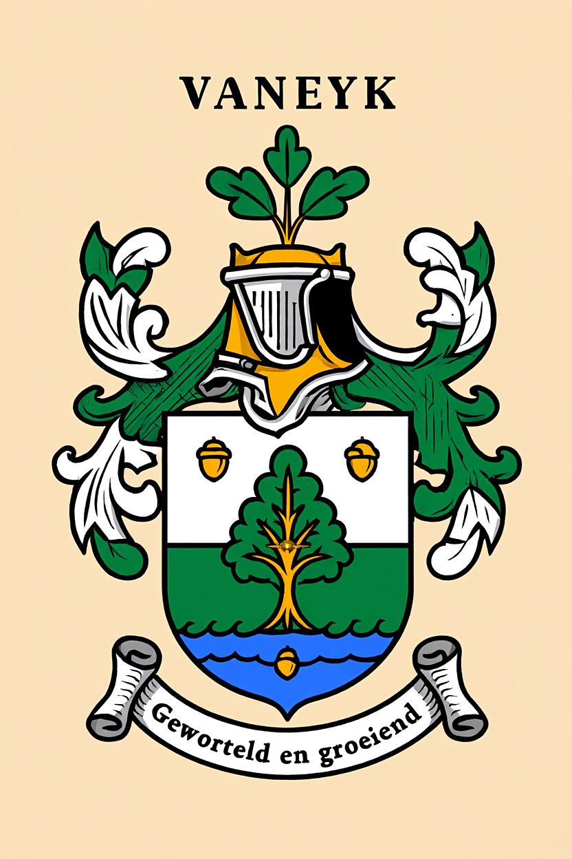 Familiewapen van de achternaam VANEYK