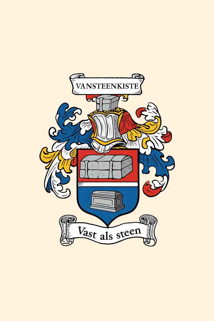 Familiewapen van de achternaam VANSTEENKISTE