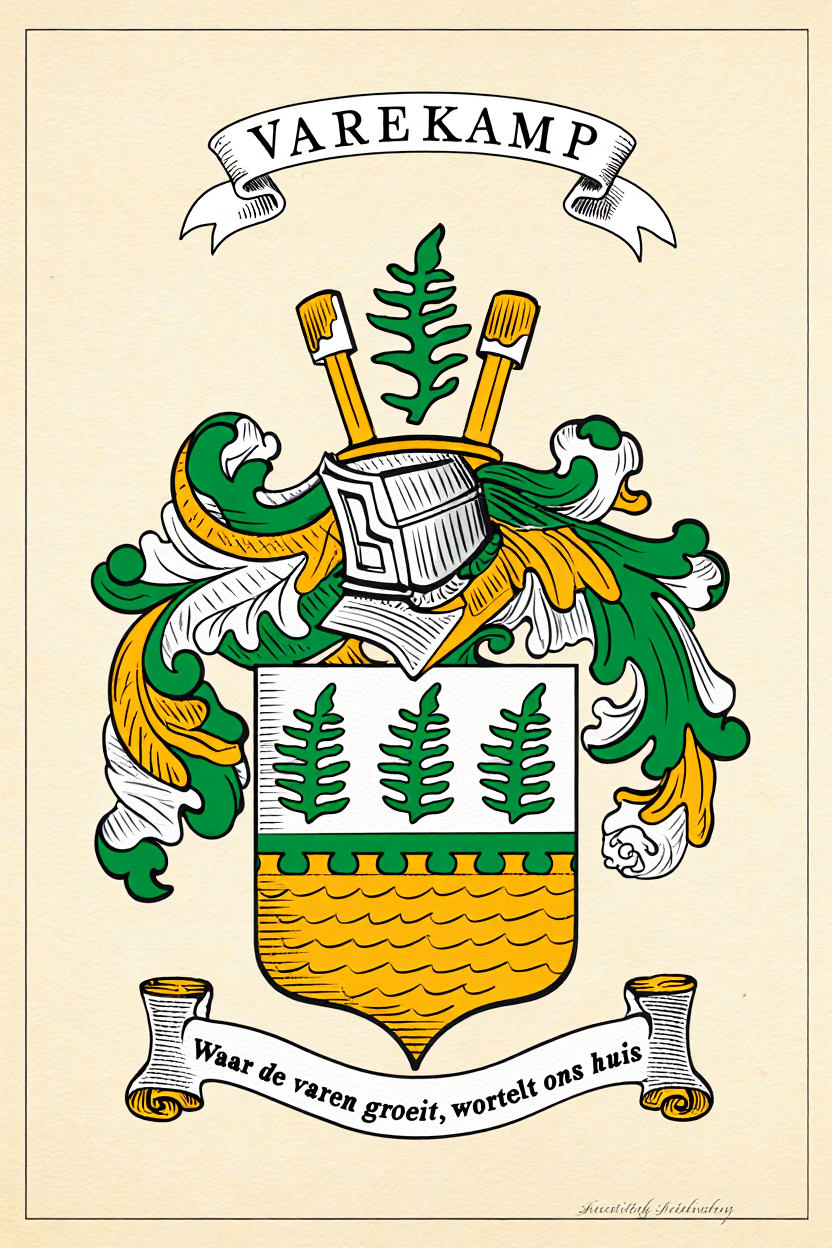Familiewapen van de achternaam VAREKAMP
