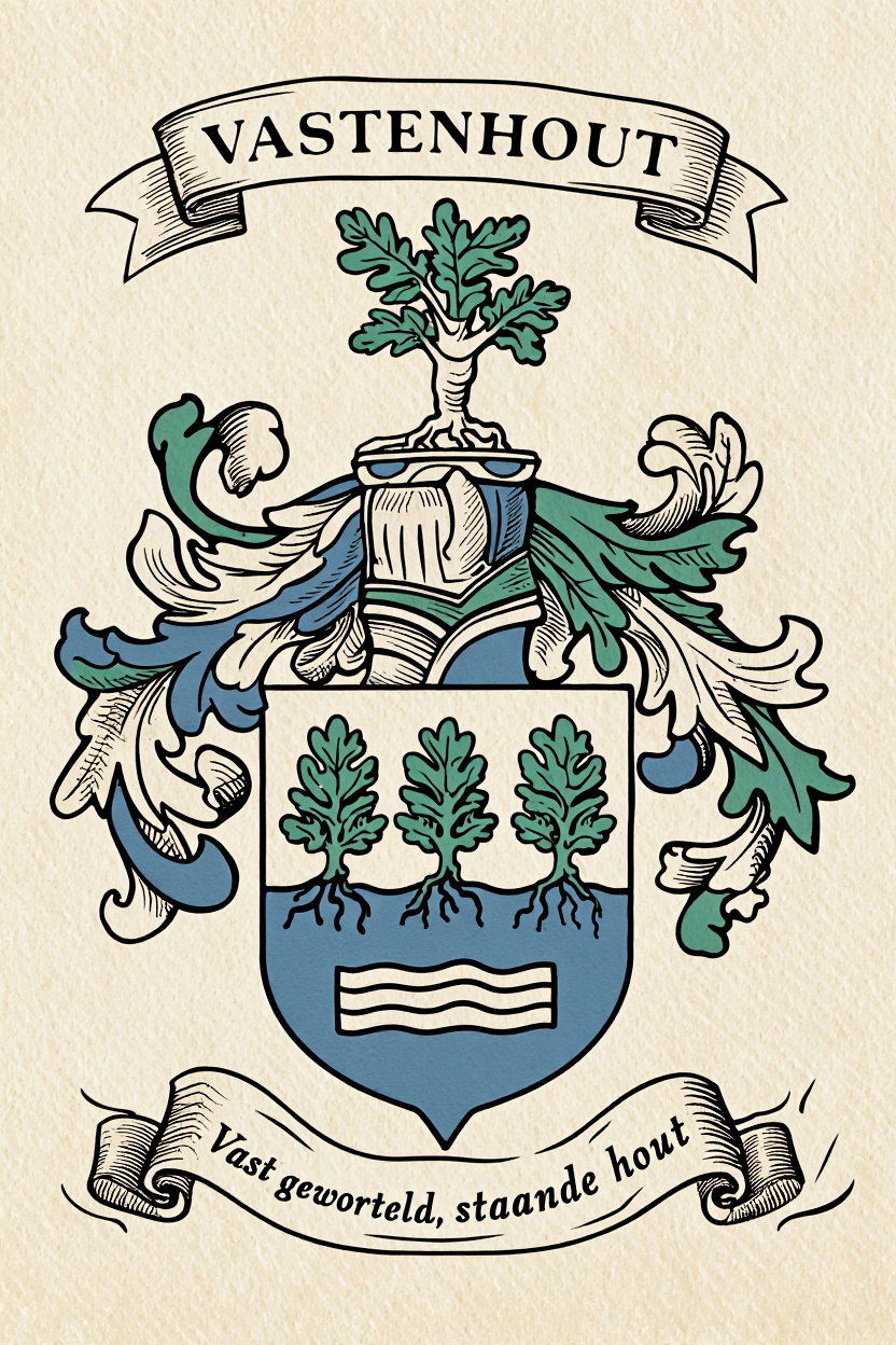 Familiewapen van de achternaam VASTENHOUT