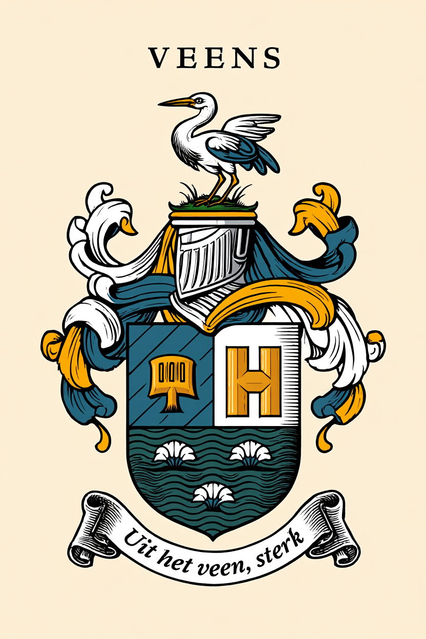Familiewapen van de achternaam VEENS