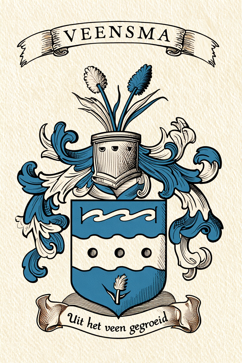 Familiewapen van de achternaam VEENSMA
