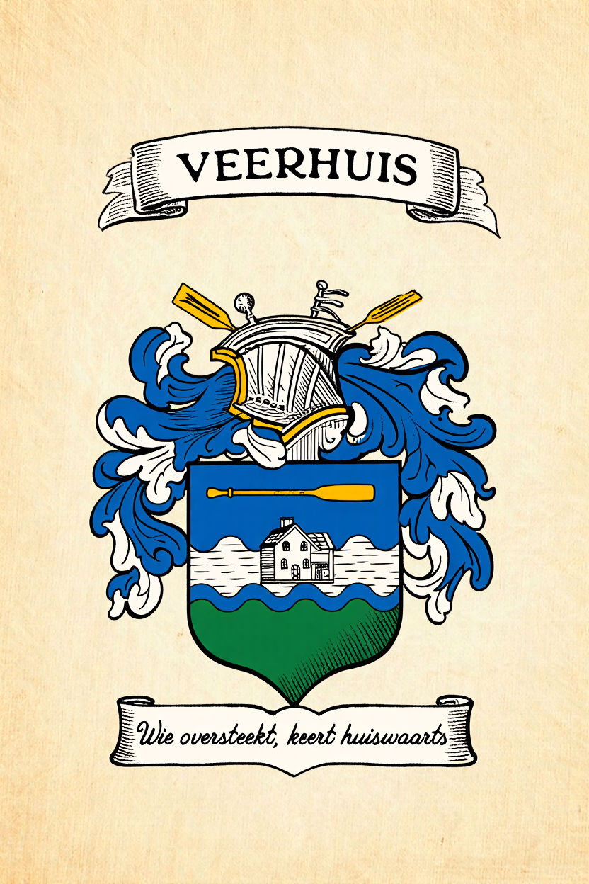 Familiewapen van de achternaam VEERHUIS
