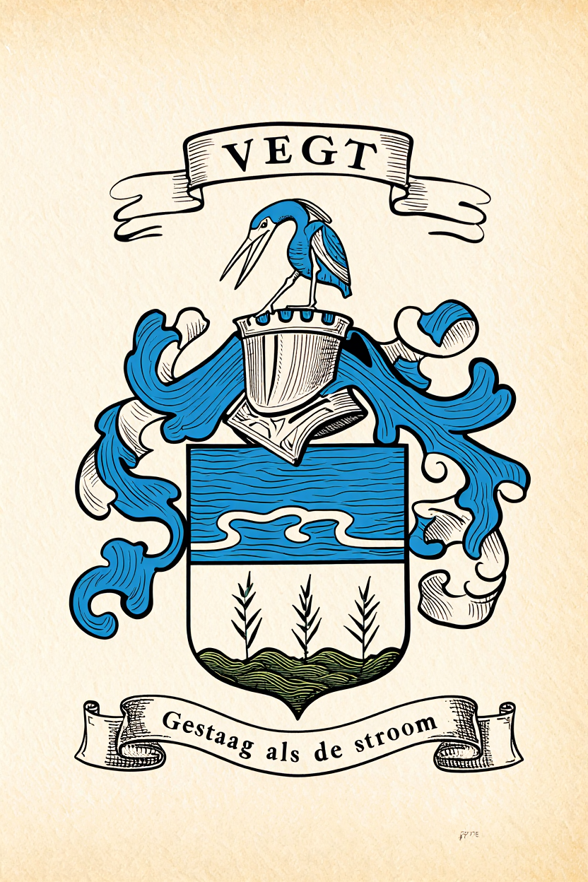 Familiewapen van de achternaam VEGT (vergrendeld)