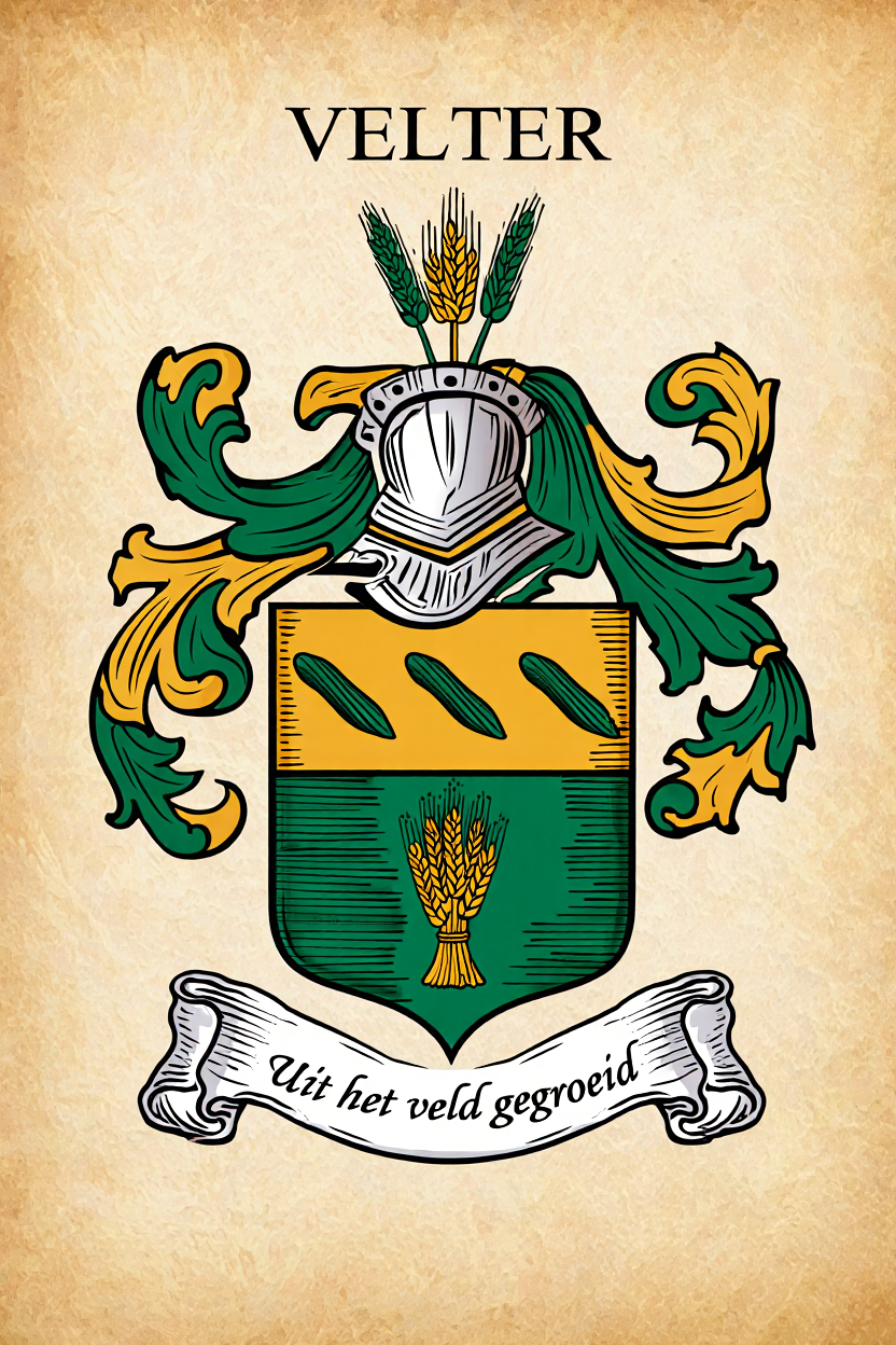 Familiewapen van de achternaam VELTER