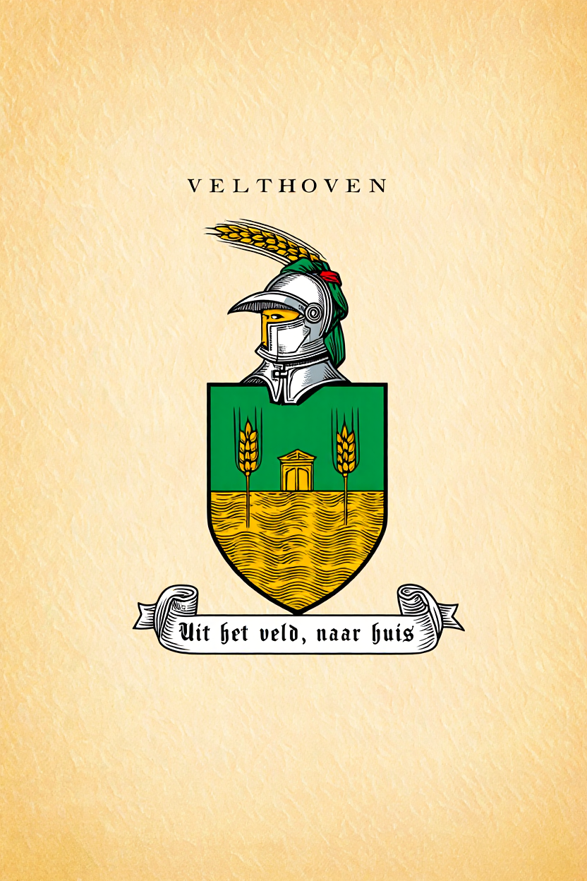Familiewapen van de achternaam VELTHOVEN (vergrendeld)