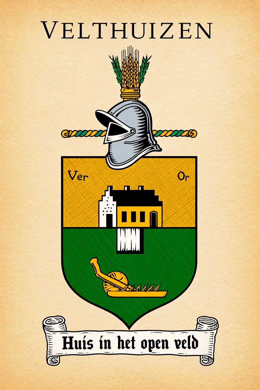 Familiewapen van de achternaam VELTHUIZEN