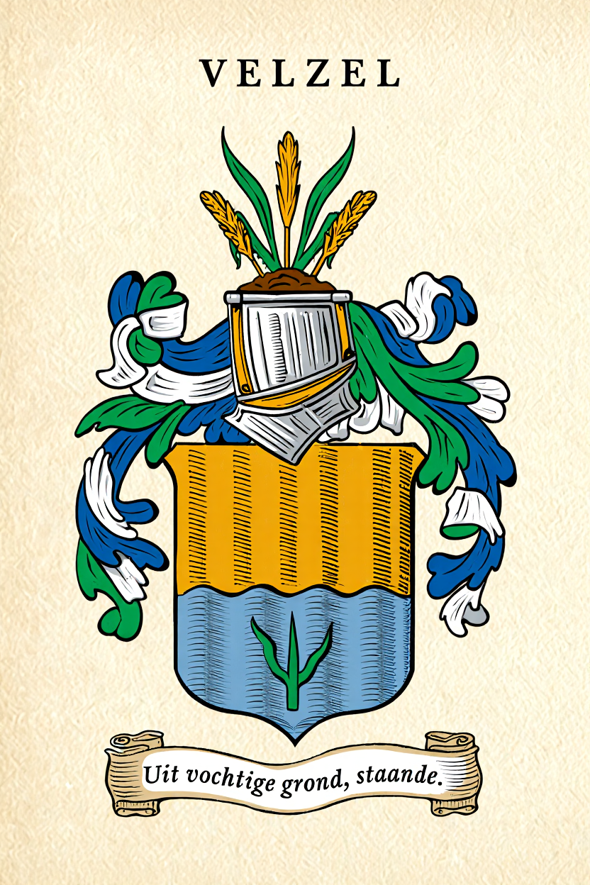 Familiewapen van de achternaam VELZEL