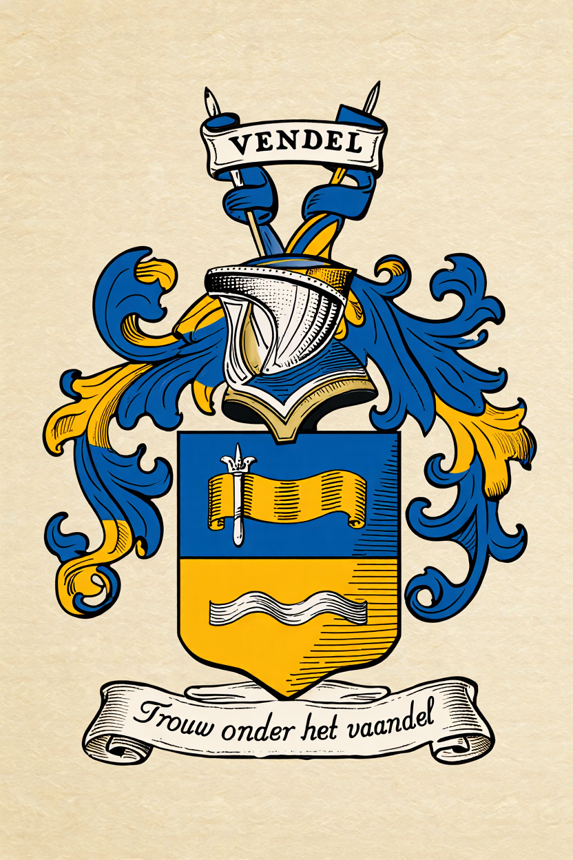 Familiewapen van de achternaam VENDEL