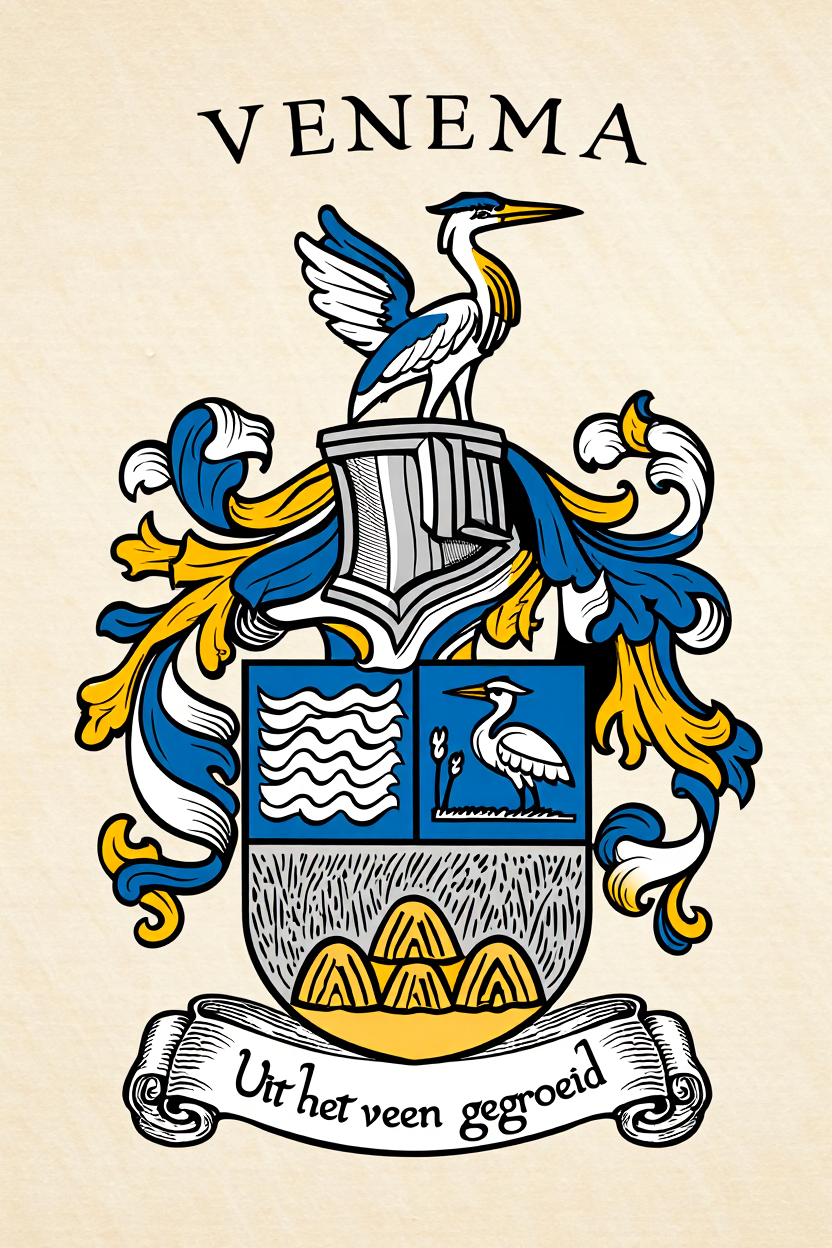 Familiewapen van de achternaam VENEMA