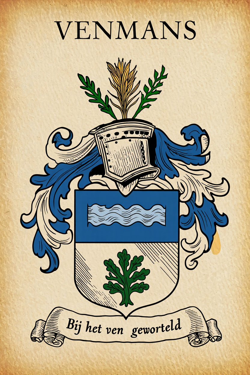 Familiewapen van de achternaam VENMANS