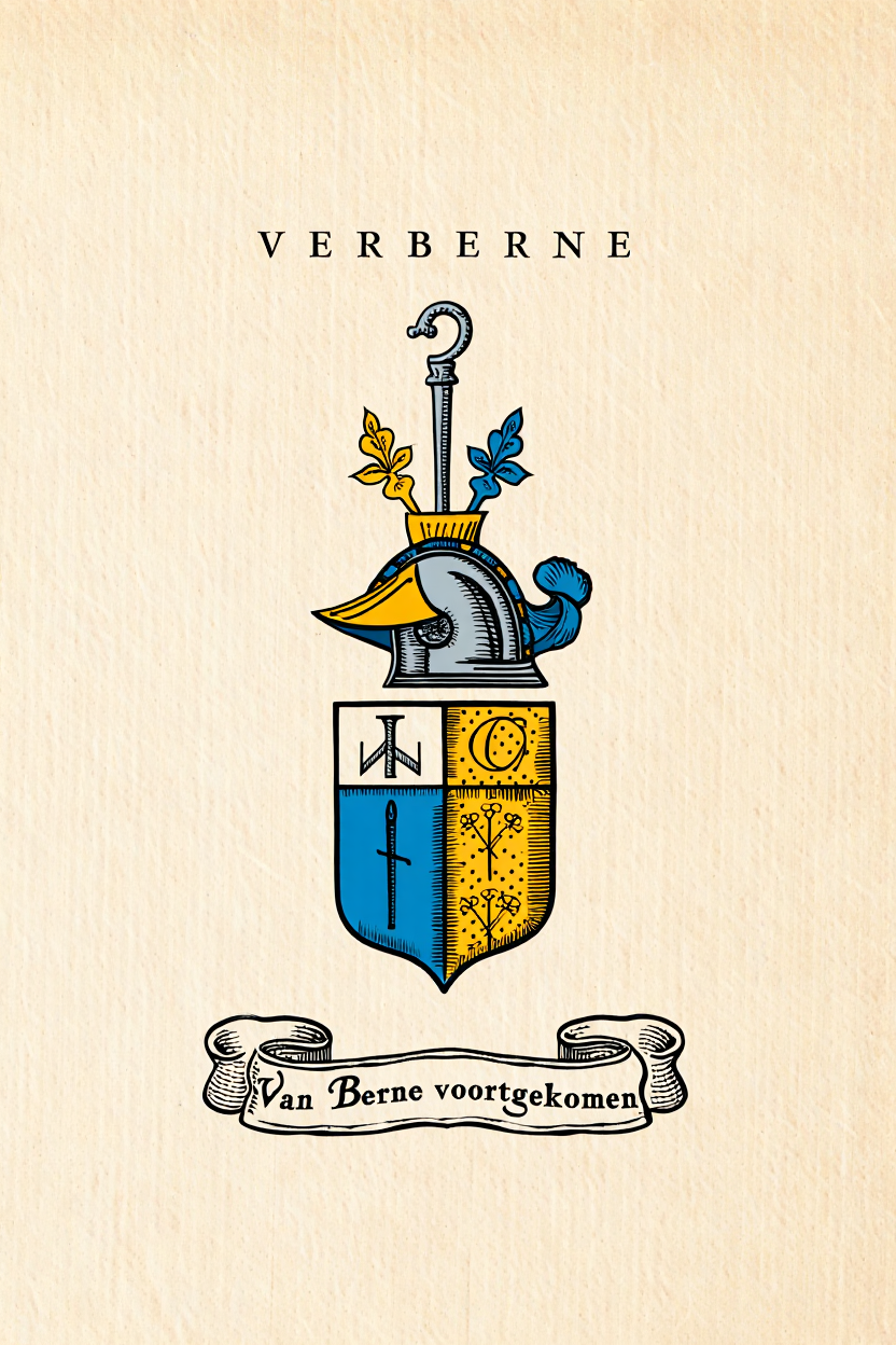 Familiewapen van de achternaam VERBERNE