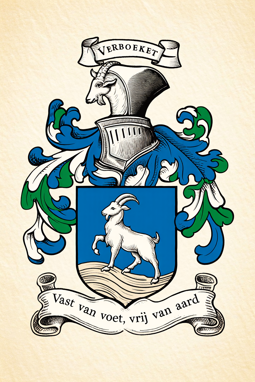 Familiewapen van de achternaam VERBOEKET
