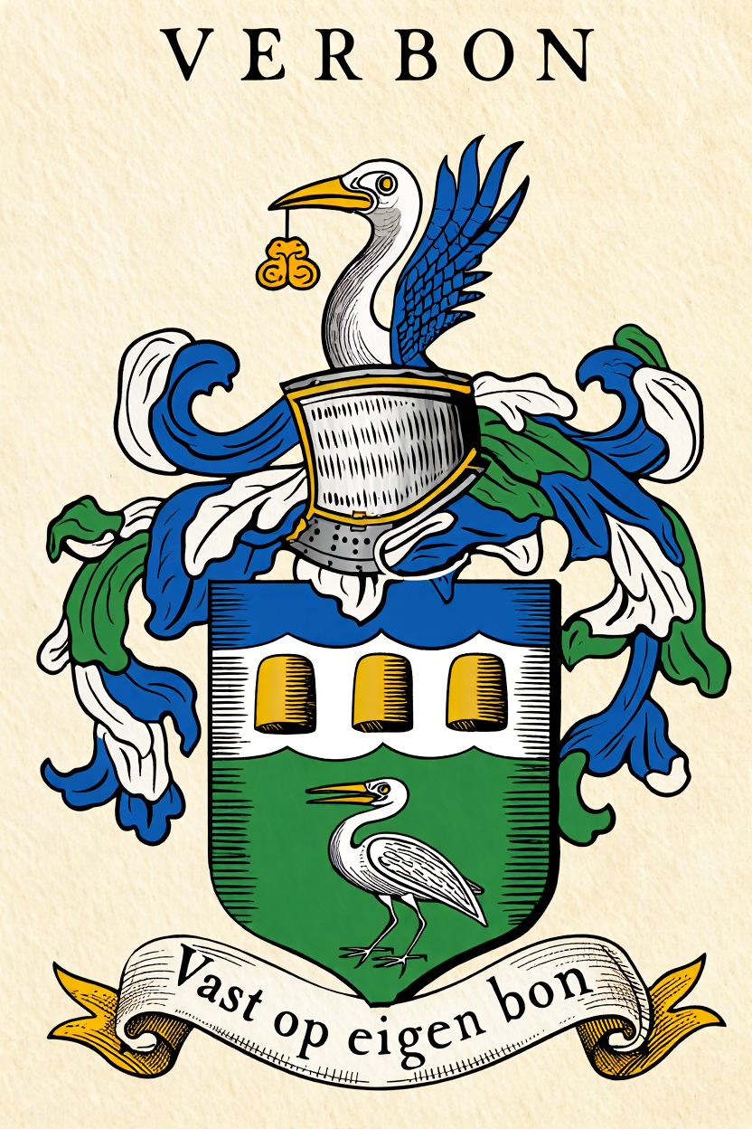 Familiewapen van de achternaam VERBON