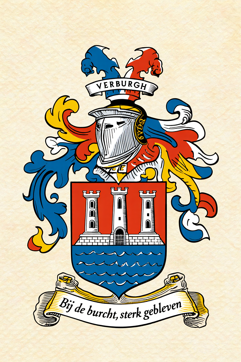 Familiewapen van de achternaam VERBURGH