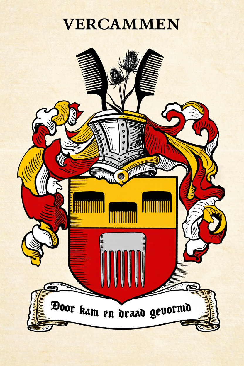Familiewapen van de achternaam VERCAMMEN