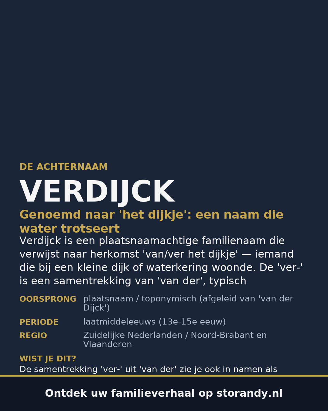 Familiewapen van de achternaam VERDIJCK