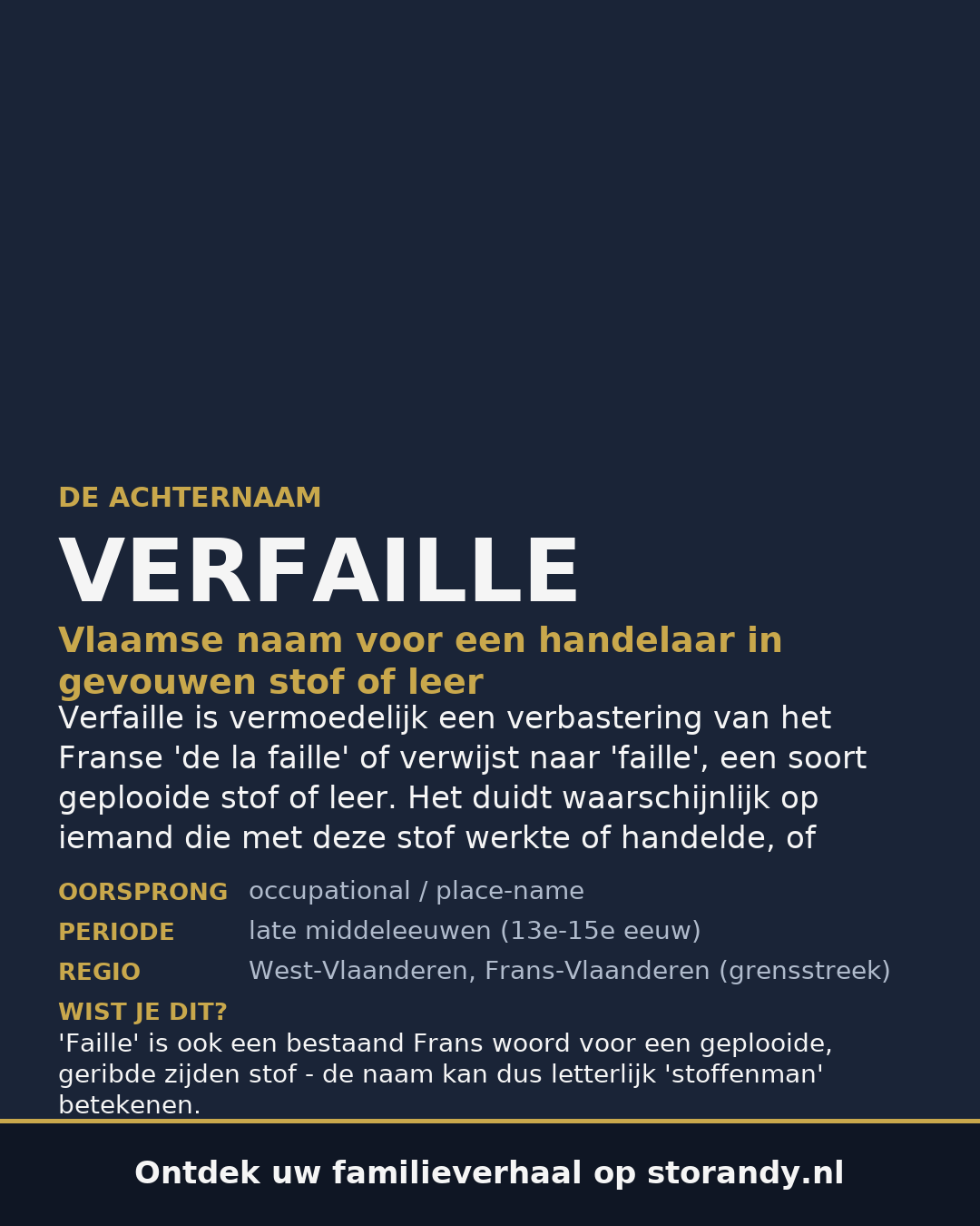 Familiewapen van de achternaam VERFAILLE