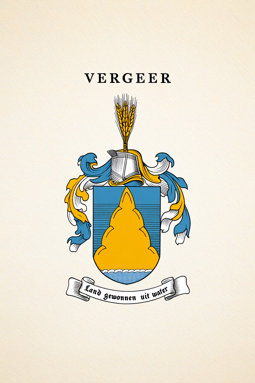 Familiewapen van de achternaam VERGEER