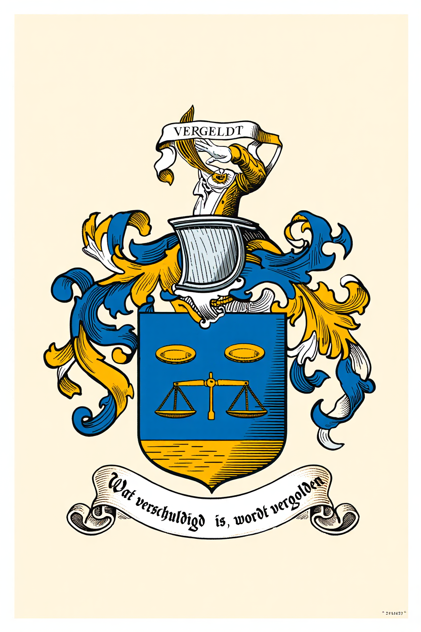 Familiewapen van de achternaam VERGELDT