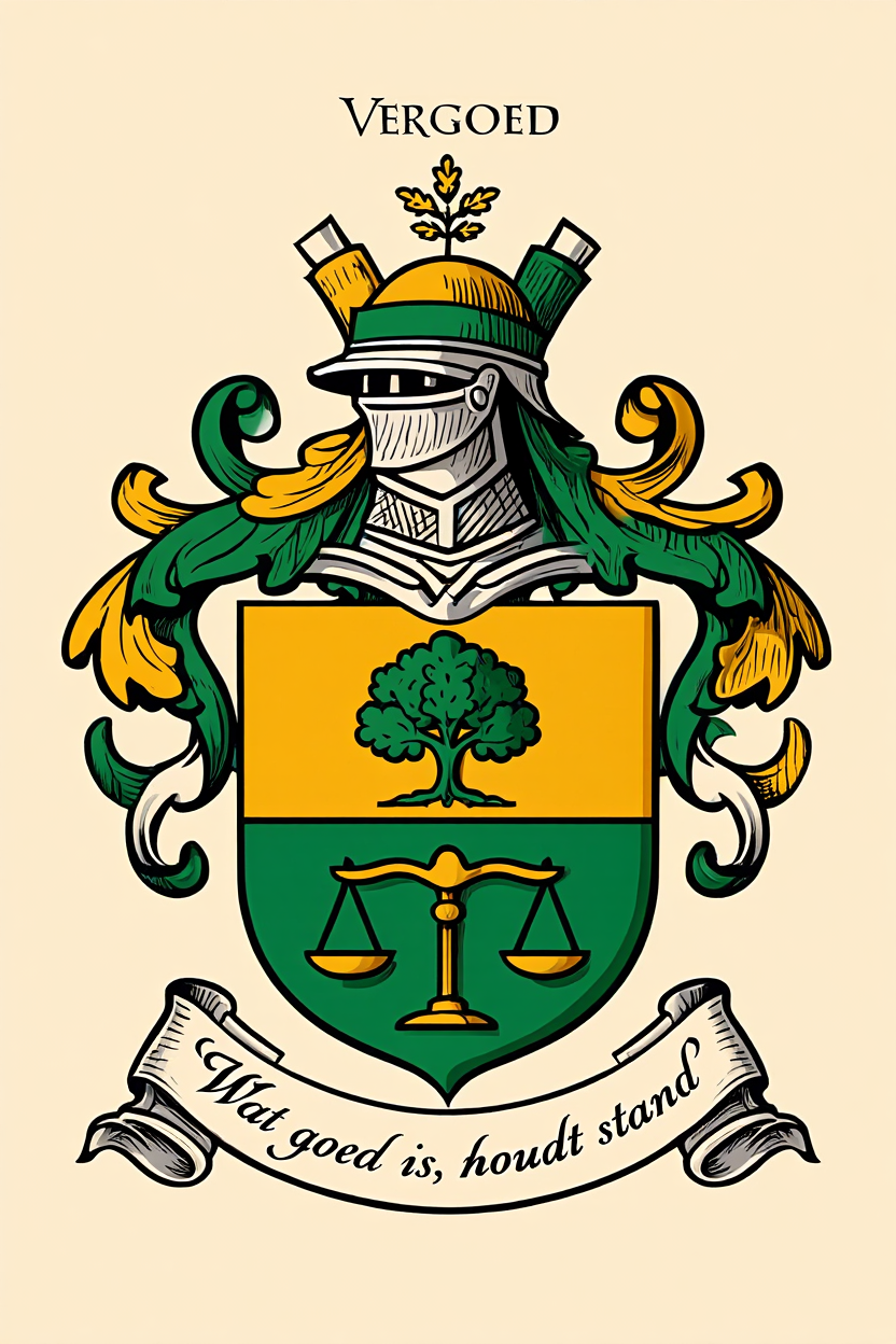 Familiewapen van de achternaam VERGOED (vergrendeld)