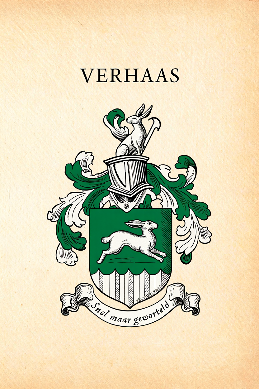 Familiewapen van de achternaam VERHAAS