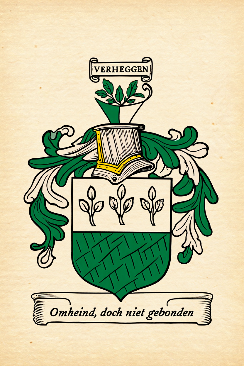 Familiewapen van de achternaam VERHEGGEN
