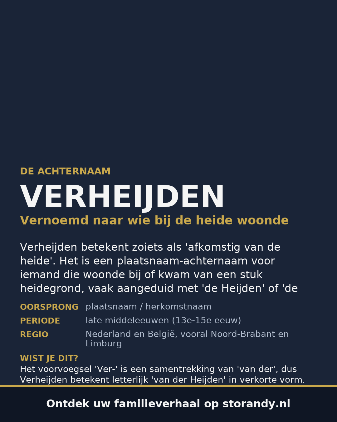 Familiewapen van de achternaam VERHEIJDEN