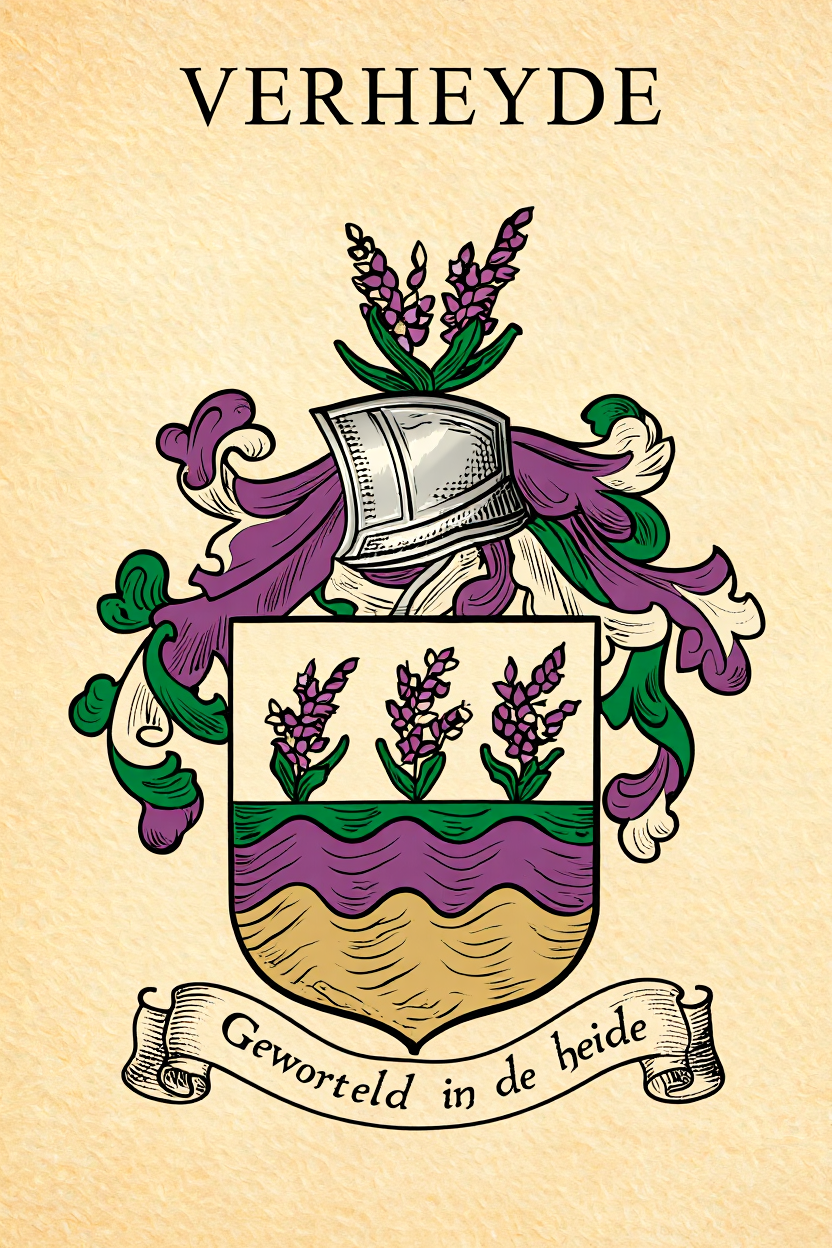 Familiewapen van de achternaam VERHEYDE