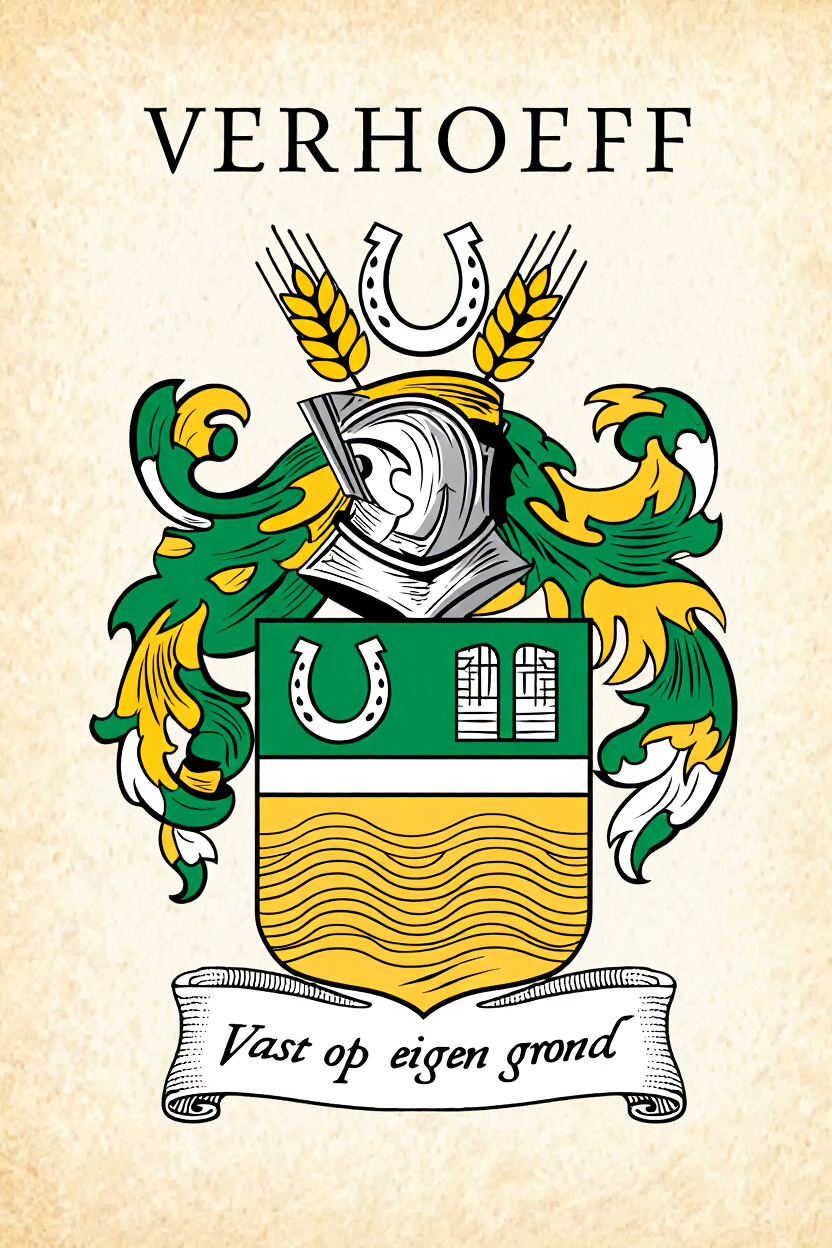 Familiewapen van de achternaam VERHOEFF