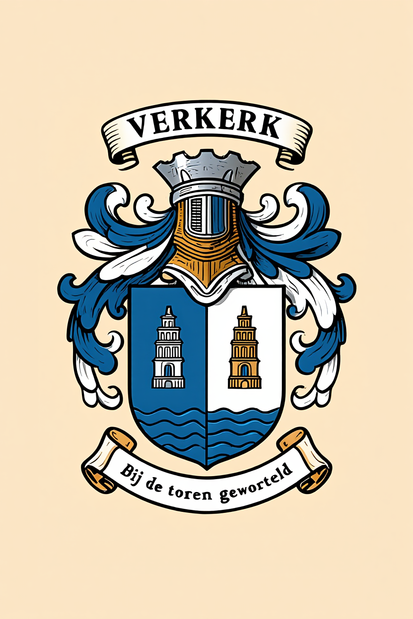 Familiewapen van de achternaam VERKERK