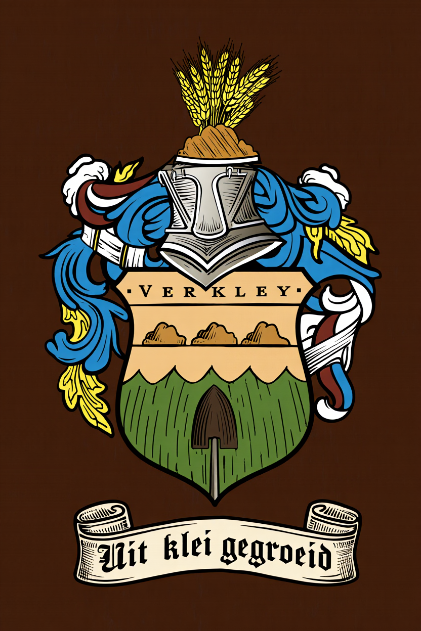 Familiewapen van de achternaam VERKLEY