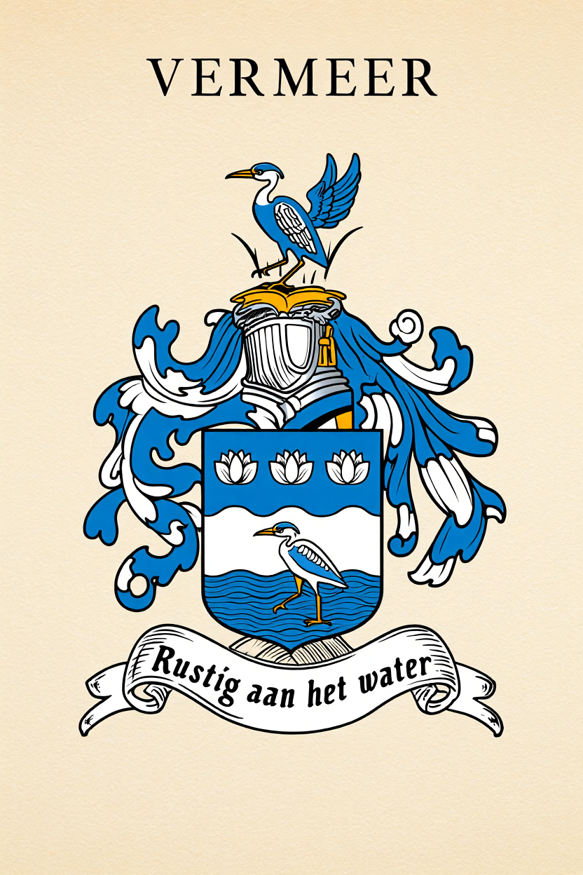 Familiewapen van de achternaam VERMEER