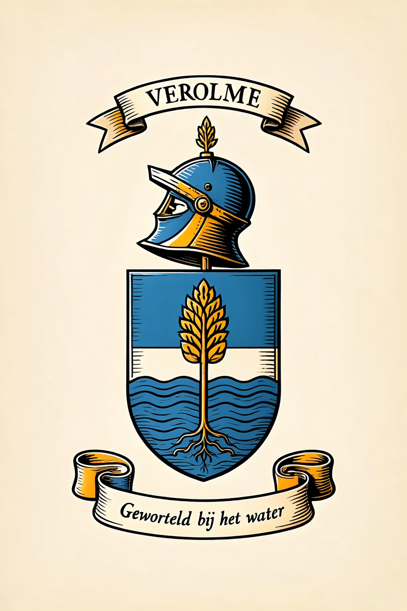 Familiewapen van de achternaam VEROLME (vergrendeld)