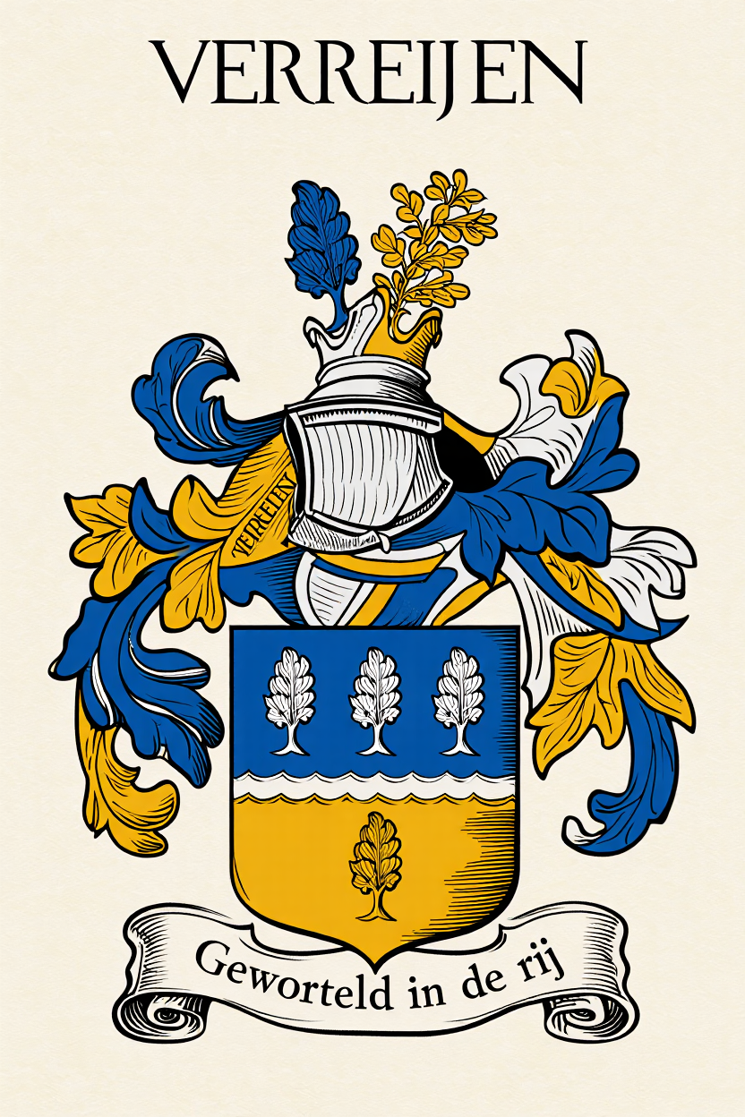 Familiewapen van de achternaam VERREIJEN