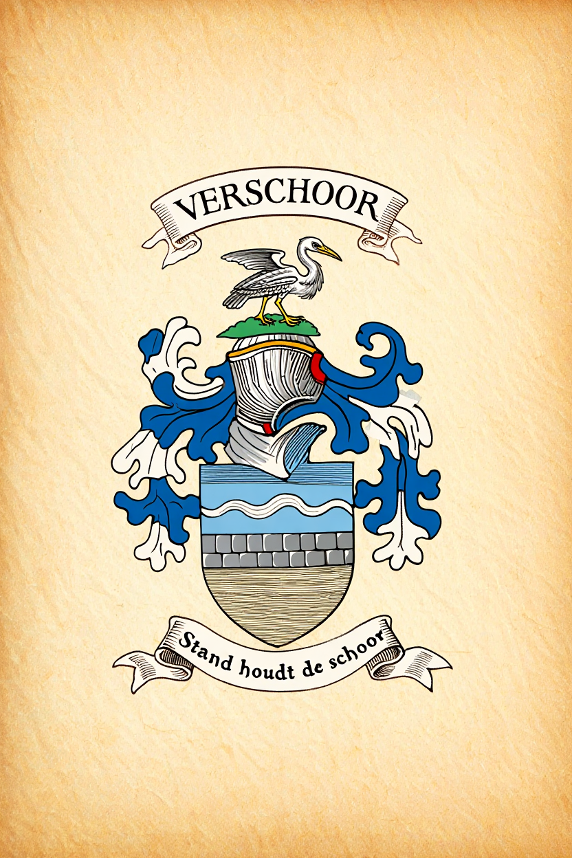Familiewapen van de achternaam VERSCHOOR